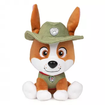 PAW Patrol GUND Peluche Tracker, juguete oficial de la exitosa serie, peluche para niños a partir de 1 año, 15 cm