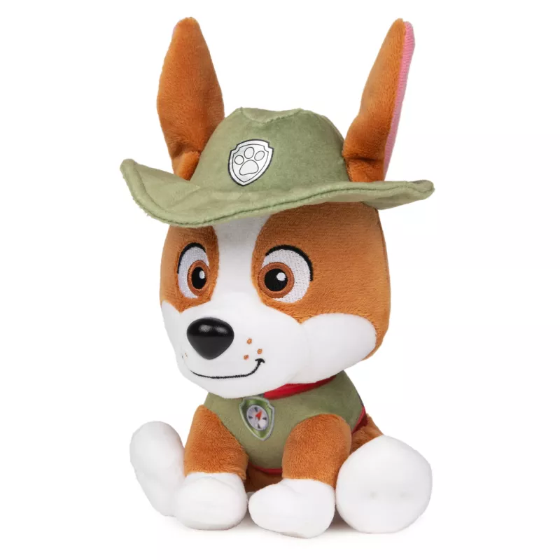PAW Patrol GUND Peluche Tracker, juguete oficial de la exitosa serie, peluche para niños a partir de 1 año, 15 cm