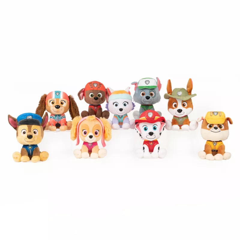 PAW Patrol GUND Peluche Tracker, juguete oficial de la exitosa serie, peluche para niños a partir de 1 año, 15 cm