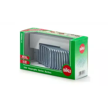 Figura de juguete Siku 10 vallas metálicas plateado 3 años