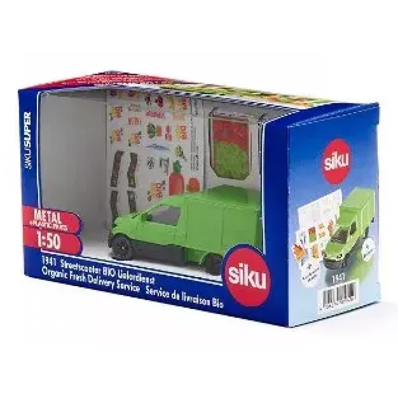 Scooter Streetscooter Organic Fresh Delivery Service Siku modelo premontado 1:50