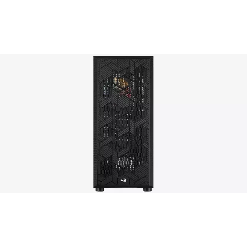 Caja de PC Aerocool Hive-G-BK-v3 semitorre negra