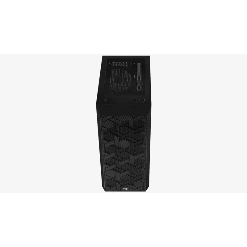 Caja de PC Aerocool Hive-G-BK-v3 semitorre negra