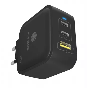 Cargador de interior ICY BOX IB-PS1030-PD universal negro carga rápida