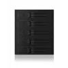 ICY BOX - IB-565SSK - Backplane, 5x SATA 3,5 HDD para 3x bahía 5,25, hot swap, sin bandejas - black