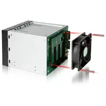 Panel de bahía de unidades Icy Dock MB155SP-B negro