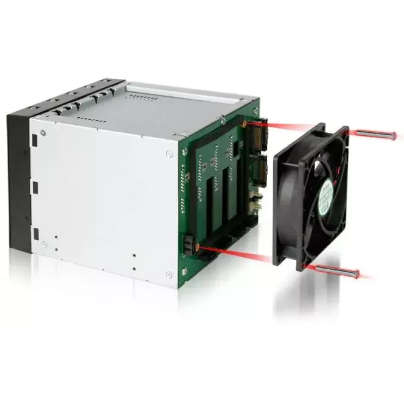 Panel de bahía de unidades Icy Dock MB155SP-B negro