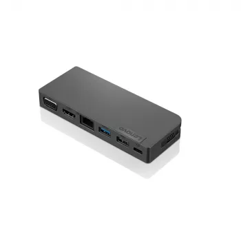 Lenovo 4X90S92381 Powered USB-C Travel Hub estación de acoplamiento, VGA, HDMI, 13 W, Iron Grey