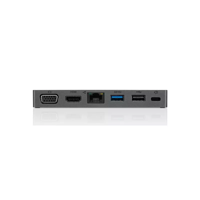 Lenovo 4X90S92381 Powered USB-C Travel Hub estación de acoplamiento, VGA, HDMI, 13 W, Iron Grey