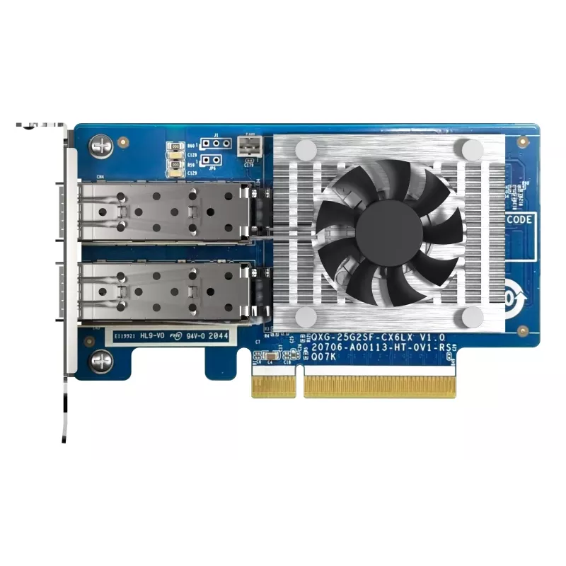 QNAP QXG-25G2SF-CX6 Tarjeta de red Interna Fibra 25000 Mbit/s