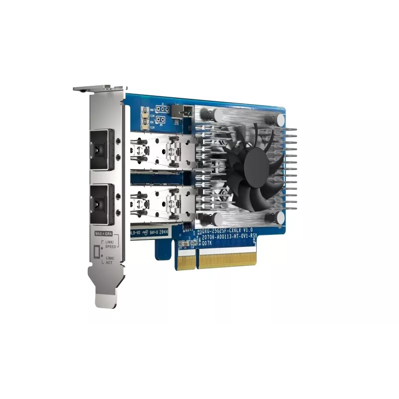 QNAP QXG-25G2SF-CX6 Tarjeta de red Interna Fibra 25000 Mbit/s