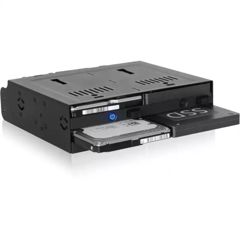 Icy Dock flexiDOCK MB014SP-B R1 bastidor extraíble para 4x SSD/HDD SATA/SAS de 2,5