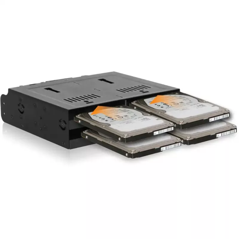 Icy Dock flexiDOCK MB014SP-B R1 bastidor extraíble para 4x SSD/HDD SATA/SAS de 2,5