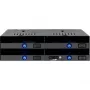 Bandeja extraíble Icy Dock MB014SP-B R1 negro – 1x bahía de disco SATA de 3,5 pulgadas, compatible con hot-swap
