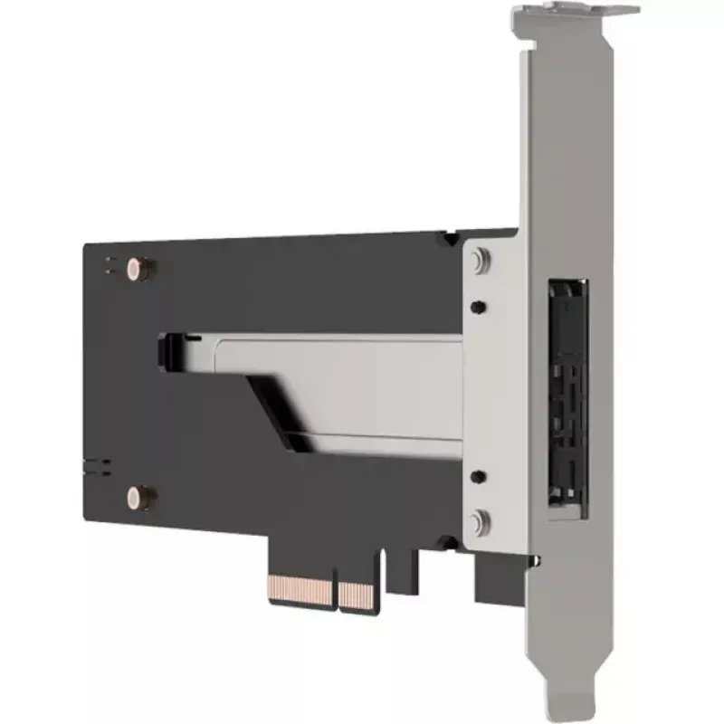 Tarjeta adaptadora PCIe NVMe M.2 Icy Dock MB840M5P-B, negro/plata
