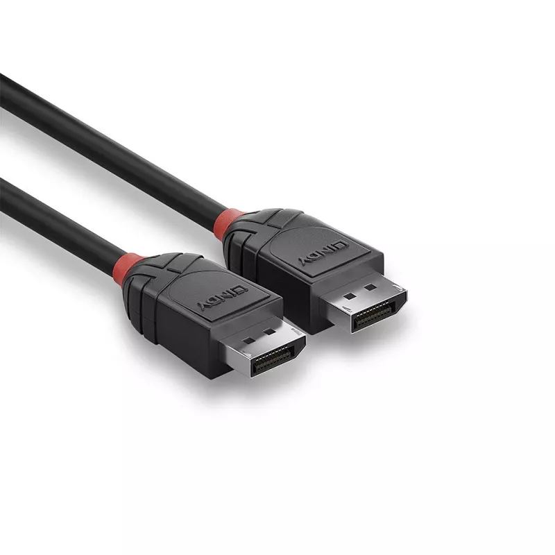 Cable DisplayPort 1.2 Lindy 1m, Black Line