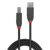 Cable USB 2.0 tipo A a B Lindy 5m, Anthra Line