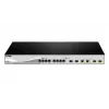 Switch de red D-Link DXS-1210-12SC/E gestionado L2 10G Ethernet (100/1000/10000) 1U negro, plata