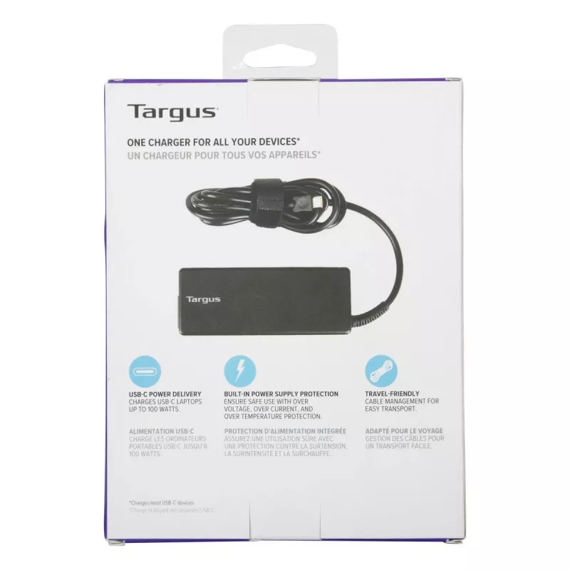 Fuente de alimentación/cargador de interior Targus APA108EU 100 W negro