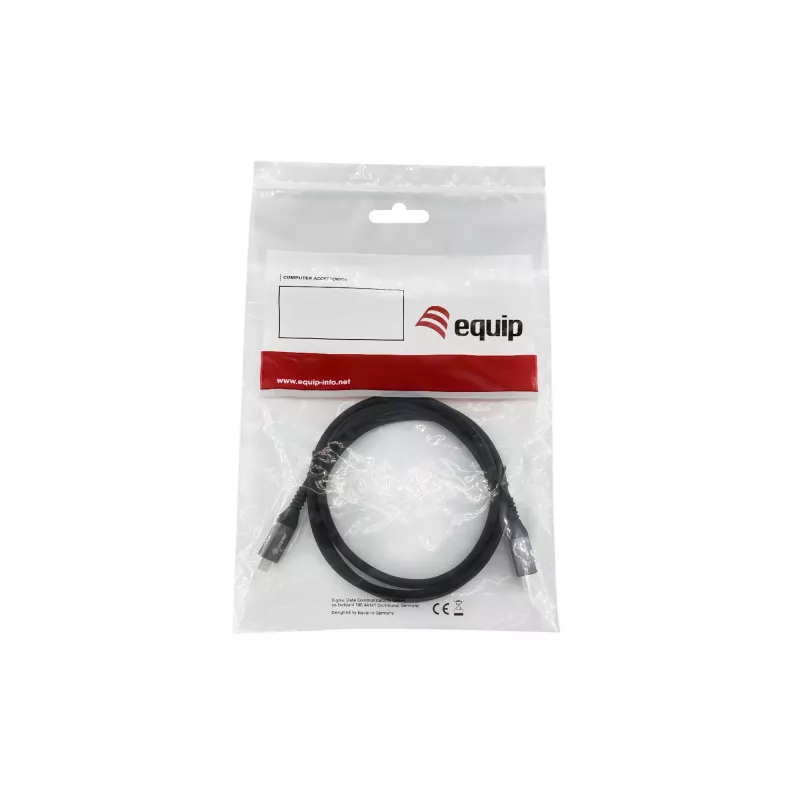 Cable Equip USB 4 Gen 3 C a C, M/M, 1,2 m, 8K/60Hz, 40Gbps, PD3.1 240W