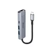 Hub Lindy USB 3.2 Gen 2 Type-C y Gigabit Ethernet