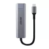 Hub Lindy USB 3.2 Gen 2 Type-C y Gigabit Ethernet