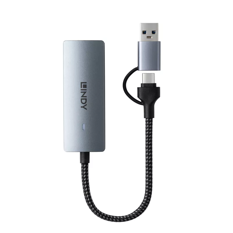 Lindy 43415 convertidor de USB 3.2 Gen 1 a 5G Ethernet