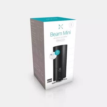 Humidificador Duux Beam Mini 2 ultrasónico — 3 L de depósito, indicador LED, negro