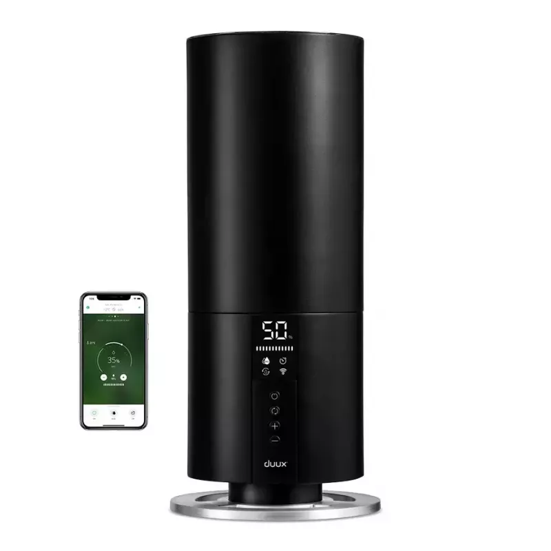 Humidificador Duux Beam Mini 2 ultrasónico — 3 L de depósito, indicador LED, negro