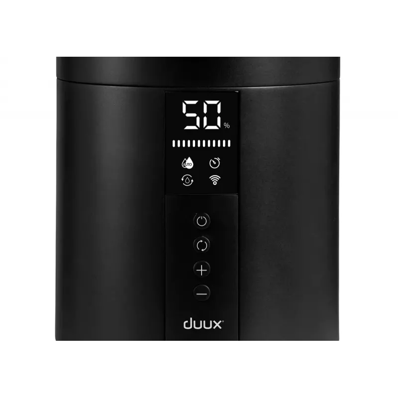 Humidificador Duux Beam Mini 2 ultrasónico — 3 L de depósito, indicador LED, negro
