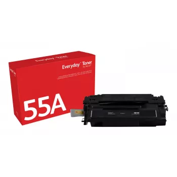 Tóner negro Everyday™ de Xerox compatible con HP 55A (CE255A), capacidad estándar