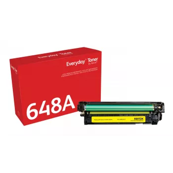 Tóner amarillo Everyday™ de Xerox compatible con HP 648A (CE262A), capacidad estándar