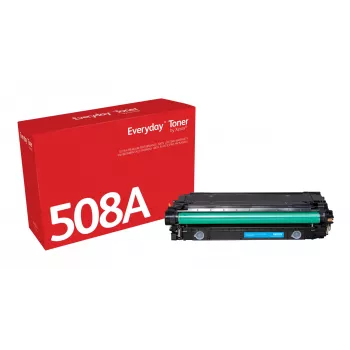 Tóner cian Everyday™ de Xerox compatible con HP 508A (CF361A), capacidad estándar