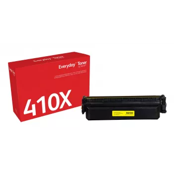 Tóner amarillo Everyday™ de Xerox compatible con HP 410X (CF412X), alta capacidad