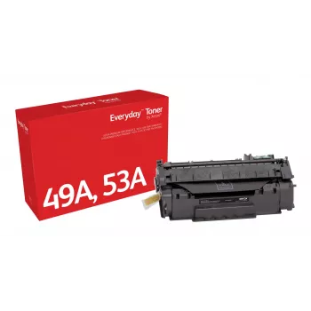 Tóner negro Everyday™ de Xerox compatible con HP 49A 53A (Q5949A/ Q7553A), capacidad estándar