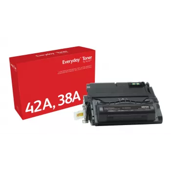 Tóner negro Everyday™ de Xerox compatible con HP 38A (Q5942A/ Q1338A), capacidad estándar