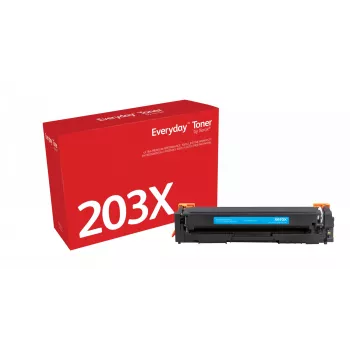 Tóner cian Everyday™ de Xerox compatible con HP 203X (CF541X), alta capacidad