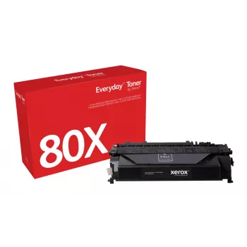 Tóner negro Everyday™ de Xerox compatible con HP 80X (CF280X), alta capacidad