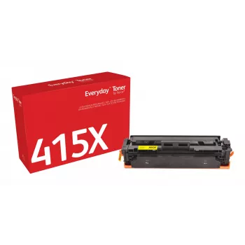 Tóner amarillo Everyday™ de Xerox compatible con HP 415X (W2032X), alta capacidad