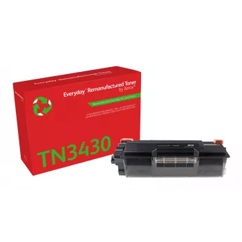 Tóner mono remanufacturado Everyday™ de Xerox compatible con Brother TN-3430, capacidad estándar