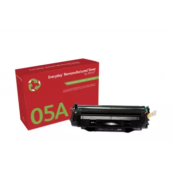 Tóner mono remanufacturado Everyday™ de Xerox compatible con HP 05A (CE505A), capacidad estándar