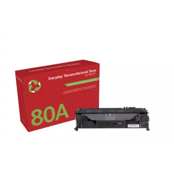 Tóner mono remanufacturado Everyday™ de Xerox compatible con HP 80A (CF280A), capacidad estándar