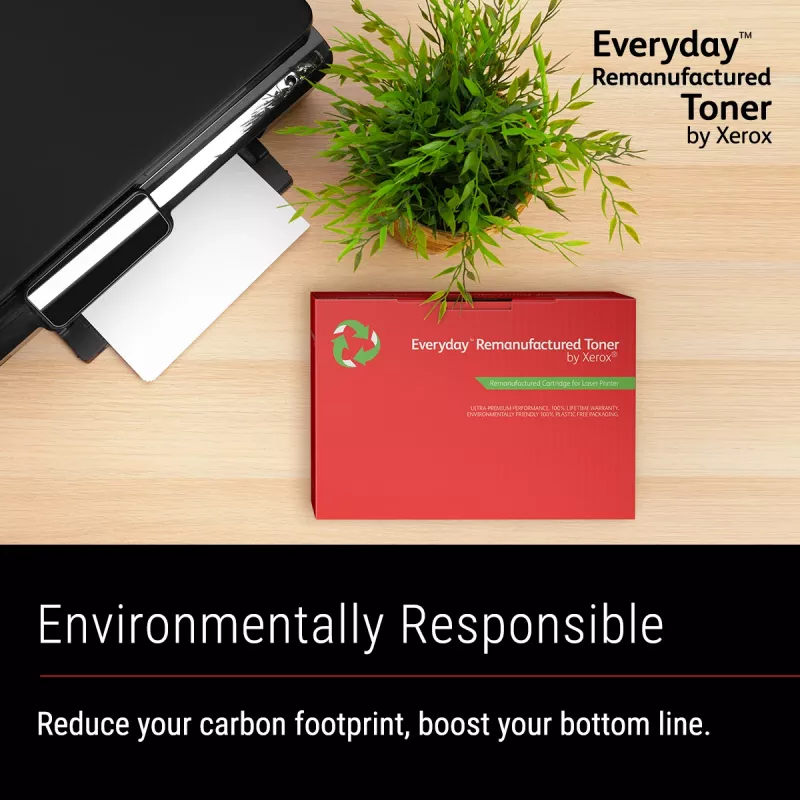 Tóner mono remanufacturado Everyday™ de Xerox compatible con HP 80A (CF280A), capacidad estándar