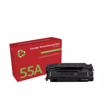 Tóner mono remanufacturado Everyday™ de Xerox compatible con HP 55A (CE255A), capacidad estándar