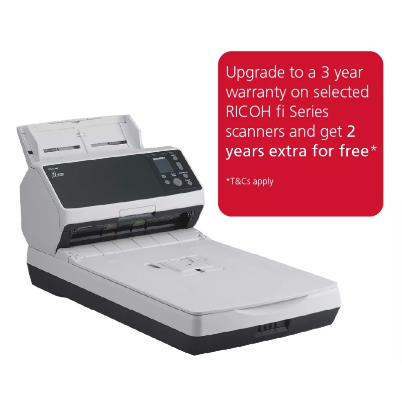 Ricoh fi-8270 escáner ADF + alimentador 600 x 600 DPI A4 negro, gris