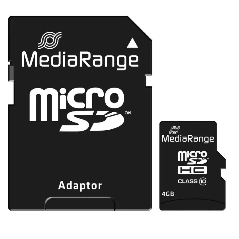 Tarjeta de memoria MediaRange 4 GB MicroSDHC Class 10 MR956