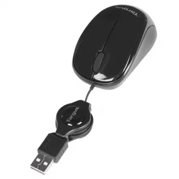Ratón Targus AMU75EU Viaje Ambidiestro USB Type-A Blue Trace 1000 DPI