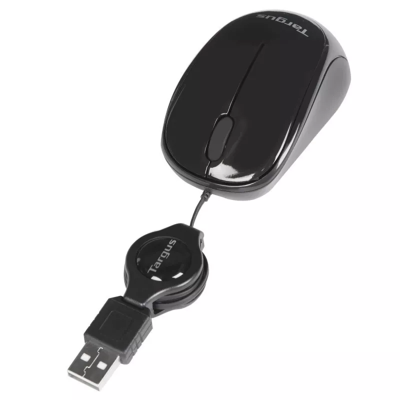 Ratón Targus AMU75EU Viaje Ambidiestro USB Type-A Blue Trace 1000 DPI