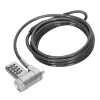 Cable de seguridad Targus ASP96RGL Plata 2m Candado de combinación