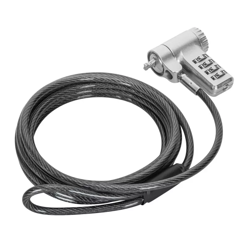 Cable de seguridad Targus ASP96RGL Plata 2m Candado de combinación